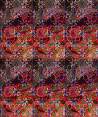 Yumuşak, bahar çiçekli arka plan. Kahverengi renkli çiçekler. Raster çiçek desenli ve çiçekli..