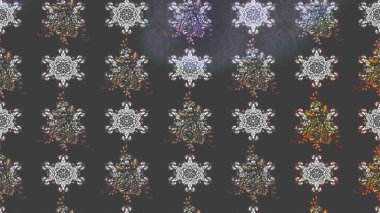 Raster düz çiçek çizim deseni. Hediye ambalaj kağıdı, tebrik kartları, posterler ve pankart tasarımı. Gri renkli çiçekler.