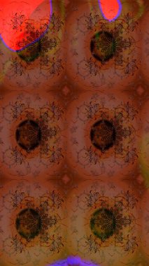 Güzel kumaş deseni. Bahar çiçekleriyle güzel bir çiçek deseni çizmişsin. Raster illüstrasyonu.