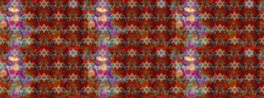 Kahverengi, kırmızı ve bej renkli çiçeklerle çizilmiş çiçek deseni. Çiçekler suluboya tarzında kahverengi, kırmızı ve bej renklerinde.