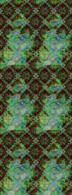 Raster deseni. Botanik çizim kalıbı. Suluboya etkisi. Organik elementler.