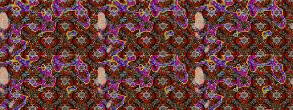 Raster illüstrasyonu. Anti-stres için soyut örnek sayfası. Kahverengi, kırmızı ve gri renklerde.