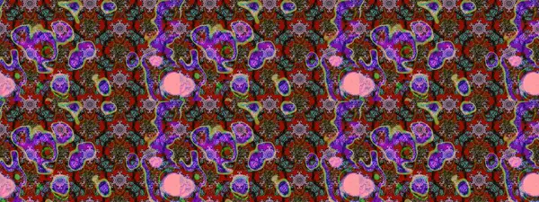 Modern çiçek arkaplanı. Moda baskıları için zarif bir şablon. Halk tarzı. Parlak renkli çiçekleri ve kahverengi, kırmızı ve yeşil renkli yaprakları olan harika bir çiçek deseni..