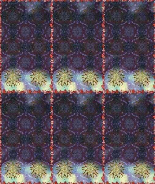 Tekrar eden çiçek arkaplanı, zarif gri ve kahverengi çiçek duvar kağıdı. Çiçek desenleri gri ve kahverengi renklerde, el yapımı papatyalar, papatyalar.