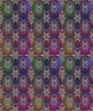 El çizimi. Raster illüstrasyonu. Güzel kumaş deseni. Çiçekler, dallar, otlar ve çiçekler.