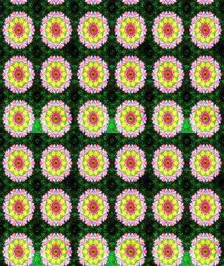 Çiçekler yeşile. Eskiz arkaplan modeli. Suluboya, elle çizilmiş. Raster stoku.