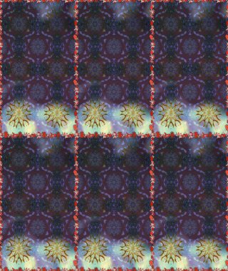 Tekrar eden çiçek arkaplanı, zarif gri ve kahverengi çiçek duvar kağıdı. Çiçek desenleri gri ve kahverengi renklerde, el yapımı papatyalar, papatyalar.