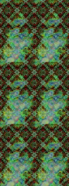 Raster deseni. Botanik çizim kalıbı. Suluboya etkisi. Organik elementler.