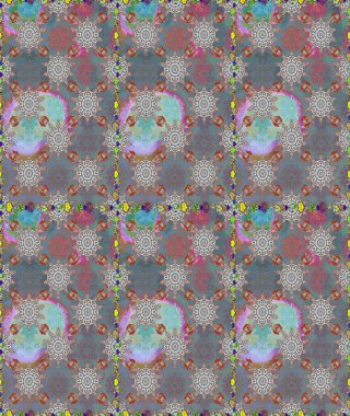 Çiçekli yaz çiçekleri. Moda baskıları için zarif bir şablon. Motley illüstrasyonu. Küçük çiçekte güzel bir desen. Küçük renkli çiçekler. Kusursuz..