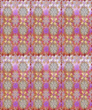 Ton halinde. Dekorasyon ve tasarım için güzel bir desen. Suluboya desensiz çiçek buketi. Moda baskısı. Çiçeğin suluboya çizimlerinin zarif deseni.