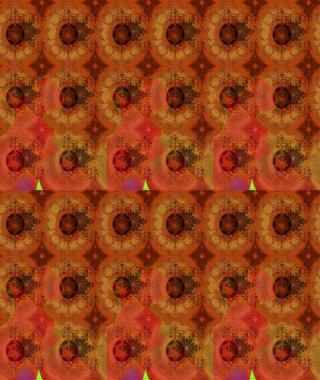 Düz Çiçek Elementleri Tasarımı. Çiçekli eskiz çizimi. Renkli Yaz Temalı eskiz kalıbı. Kahverengi renkte çiçekler.