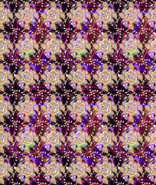 Düz Çiçek Elementleri Tasarımı. Renkli Bahar Teması eskiz kalıbı. Parlak arkaplan eskiz desenli çiçekli fantezi tasarımı.