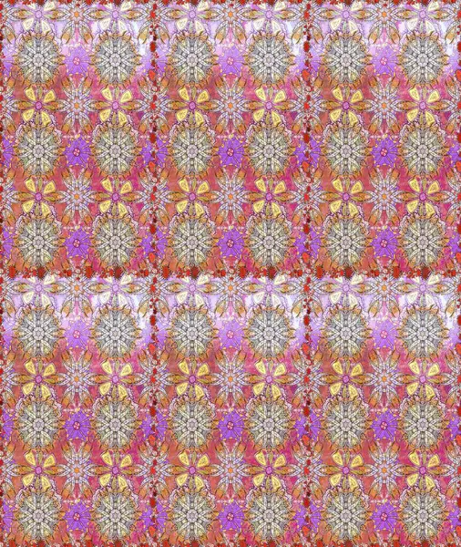 Ton halinde. Dekorasyon ve tasarım için güzel bir desen. Suluboya desensiz çiçek buketi. Moda baskısı. Çiçeğin suluboya çizimlerinin zarif deseni.