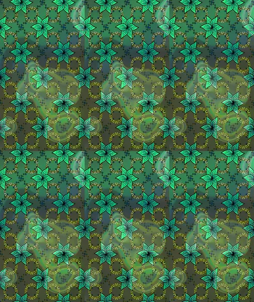 Renkli Bahar Teması eskiz kalıbı. Düz Çiçek Elementleri Tasarımı. Yeşil renkte zarif çiçek buketi suluboya. Raster illüstrasyonu.