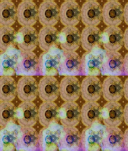 Kahverengi el çizimi. Karalama çiçekleri çizim kalıbı. Sanat, çiçeklere ilham verir ve arka plan bırakır. Raster deseni.