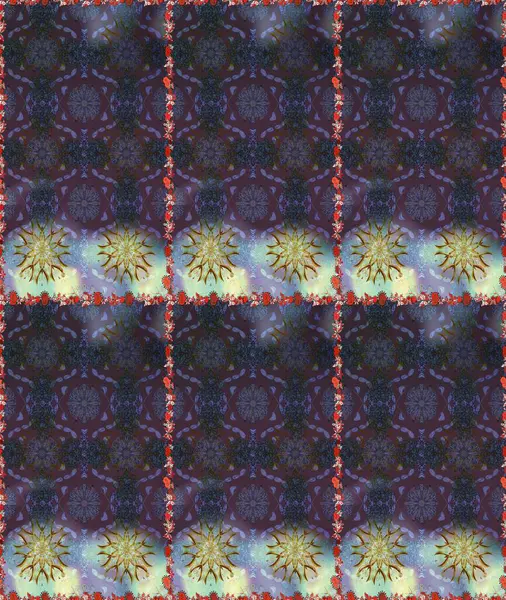 Tekrar eden çiçek arkaplanı, zarif gri ve kahverengi çiçek duvar kağıdı. Çiçek desenleri gri ve kahverengi renklerde, el yapımı papatyalar, papatyalar.