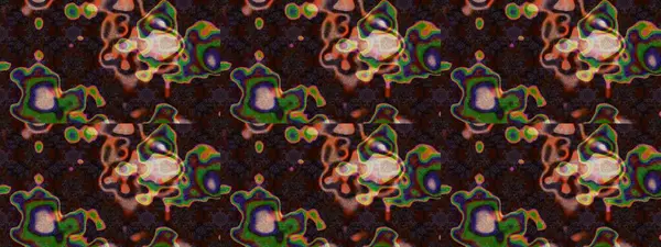 Raster Modaya uygun kumaş deseni. Kahverengi, gri ve yeşil renkli şirin çiçek desenleri. Renkli Bahar Teması eskiz kalıbı. Düz Çiçek Elementleri Tasarımı.