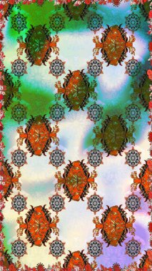 Küçük çaplı çiçeklerdeki basit şirin desenler. Raster illüstrasyonu. Tekstil veya kitap kapakları, imalat, duvar kağıtları, baskı, hediye paketi ve yapıştırma kitabı için çiçeksiz arka plan.