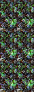 Raster Güzel kumaş deseni. Raster suluboya deseni, narin çiçekler, gri çiçekler, tebrik kartı şablonu..