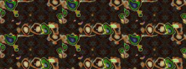 Kahverengi, gri ve yeşil çiçekli bahar çiçekleri. Motley illüstrasyonu. Moda baskıları için zarif bir şablon. Küçük renkli çiçekler. Küçük çiçekte şirin desenler.