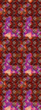 Elle çizilmiş sonbahar çiçeği deseni. Tekstil ve kapak tasarımı için mükemmel. Renkli kahverengi, kırmızı ve pembe çizim deseni. Doodle tarzı. Çiçekler kahverengi, kırmızı ve pembe renklerde.