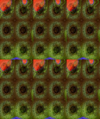 Raster illüstrasyonu. Doğum günü kartı ya da düğün davetiyesi. Suluboya çiçek buketi. Çiçekli tebrik kartı. Çiçek arkaplan. Yeşil renklerde.