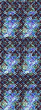 Sevimli çiçek raster deseni. Düz Çiçek Elementleri Tasarımı. Mavi, nötr ve kırmızı renkte çiçekler. Renkli Yaz Teması çizim şablonu.