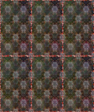 Sevimli çiçek desenli küçük çiçek. Raster resim. Sorunsuz.