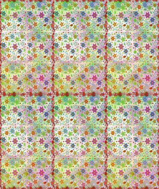 Raster çiçekleri klasik tarzda çizilmiş. Tarafsız ve bej renklerde bahar çiçekleri. Raster illüstrasyonu. Çiçekli, pürüzsüz desen.