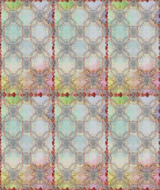 Raster illüstrasyonunda kusursuz çiçek deseni. Gri ve nötr renkte çiçekler. Renkli Bahar Temalı Kusursuz Arkaplan. Düz Çiçek Elementleri Tasarımı.