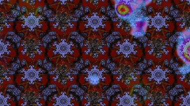 Çiçekli çiçek deseni, suluboya. Raster deseni. Süslü kumaş deseni.