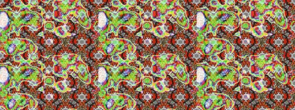 Renkli Bahar Teması eskiz kalıbı. Çiçeksel fantezi tasarımı ve parlak bir arka plan çizimi. Düz Çiçek Elementleri Tasarımı.