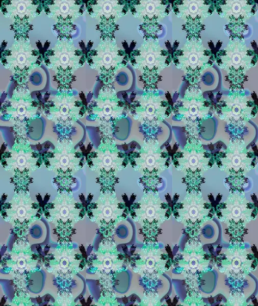 Kumaş, duvar kağıdı ve kağıt üzerine baskı yapmak için gelişen arka plan. Eski usul küçük çiçekli şirin bir eskiz deseni. Raster illüstrasyonu. Moda arka planında parlak buketler.