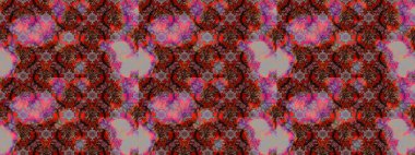 Tekstil için figür. Davetiye ve kartpostal tasarımı için dekoratif çiçek unsurları. Poster ya da kapak için arka plan. Şirin, zarif çiçekler Raster illüstrasyonu. Yapraklı çizim deseni.