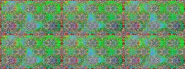 Düz Çiçek Elementleri Tasarımı. Çiçek deseni. Kusursuz Chichi kumaş deseni. Renkli Bahar Temalı Kusursuz Arkaplan. Raster illüstrasyonu.