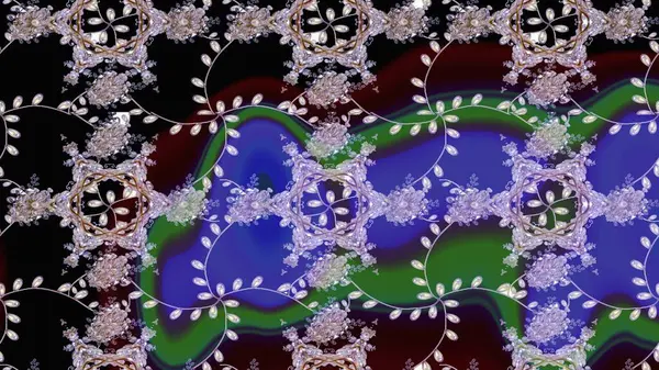 Çiçekli yaz çiçekleri. Moda baskıları için zarif bir şablon. Küçük çiçekte güzel bir desen. Robot resim. Küçük renkli çiçekler. Motley illüstrasyonu.