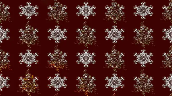 Hint çiçek liyada madalyon deseni. Etnik Mandala süsü. Tekstil, tebrik kartı, boyama kitabı, telefon kılıfı baskı için kullanılabilir. Raster Kına dövme tarzı.