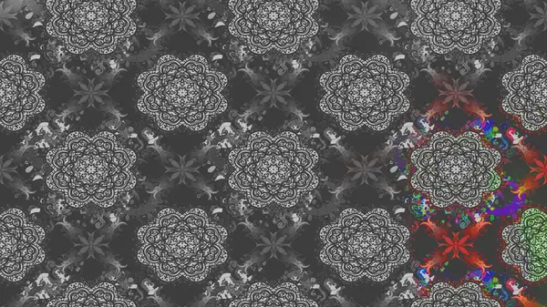 Gri yapraklı yabani çiçekler. Raster illüstrasyonu. Eskiz arkaplan modeli. Suluboya, elle çizilmiş.