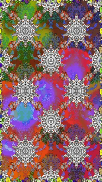 Hediye ambalaj kağıdı, tebrik kartları, posterler ve pankart tasarımı. Raster düz çiçekleri pürüzsüz desen. Gri ve kahverengi renkte çiçekler.