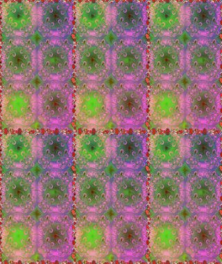 Yeşil ve pembe renkli çiçekler. Raster dikişsiz şirin çiçek deseni. Bahar mevsimi. Tatil havası. Nazik romantik baskı.