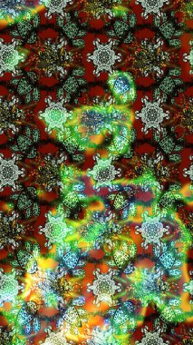 Çizim çiçek deseni duvar kâğıdı olarak kullanılabilir. Yeşil, kahverengi ve nötr renklerde çiçekler. Raster illüstrasyonu.