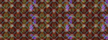 Çiçekli çiçek deseni, suluboya. Kahverengi, gri ve kırmızı renkte çiçekler. Renkli bahar temalı eskiz kalıbı. Düz Çiçek Elementleri Tasarım Raster illüstrasyonu.