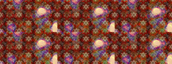 Çiçek desenli eskiz. Düz Çiçek Elementleri Tasarım Raster illüstrasyonu. Kahverengi, kırmızı ve bej renkli çiçekler. Renkli Bahar Teması çizim şablonu.