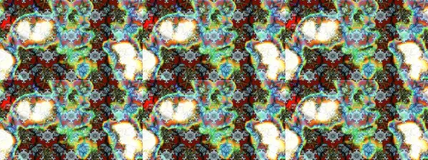 Raster hisseleri. Eskiz arkaplan modeli. Tarafsız, mavi ve yeşile çiçekler. Suluboya, elle çizilmiş.