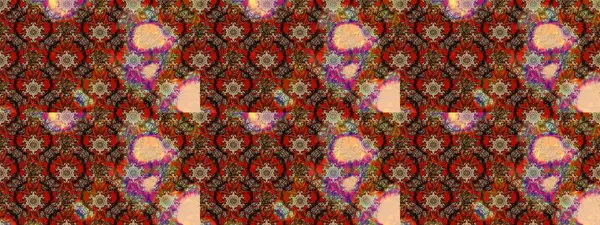 Kahverengi, kırmızı ve bej renkli çiçekler. Düz Çiçek Elementleri Tasarımı. Renkli Yaz Temalı eskiz kalıbı. Sevimli çiçek raster deseni.