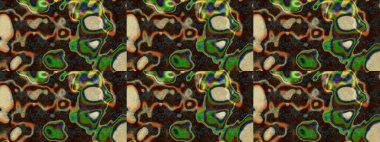 Raster illustration. Floral pattern. Flourish ornamental spring garden texture. Flower sketch background.