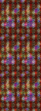 Doodle tarzı. Renkli kahverengi, kırmızı ve gri çizim kalıpları. Elle çizilmiş sonbahar çiçeği deseni. Tekstil ve kapak tasarımı için mükemmel. Çiçekler kahverengi, kırmızı ve gri renklerde.