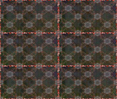 Eskiz stili gri ve kahverengi renklerde. El yapımı çiçek ve bitki koleksiyonu. Raster illüstrasyonu. Şirin karalama çiçekleri olan kusursuz çiçek desenleri. Raster illüstrasyonu.