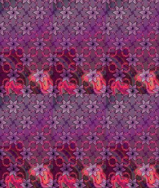 Süslü zentangle çizim dokusu, soyut çiçeklerle süslenmiş. Çiçek deseni duvar kağıdı, desen dolguları ve web sayfası arka planı için kullanılabilir. Şekillendirilmiş çiçekli çizim deseni.
