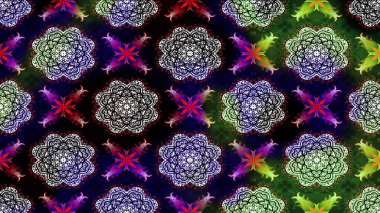 Moda baskıları için zarif bir şablon. Halk tarzı. Modern çiçek arkaplanı. Parlak renkli çiçekleri ve siyah yaprakları olan harika bir çiçek deseni..